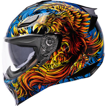Icon Threshold Modular Helmet Burn Birdie Burn Blue – HelmetCountry.com