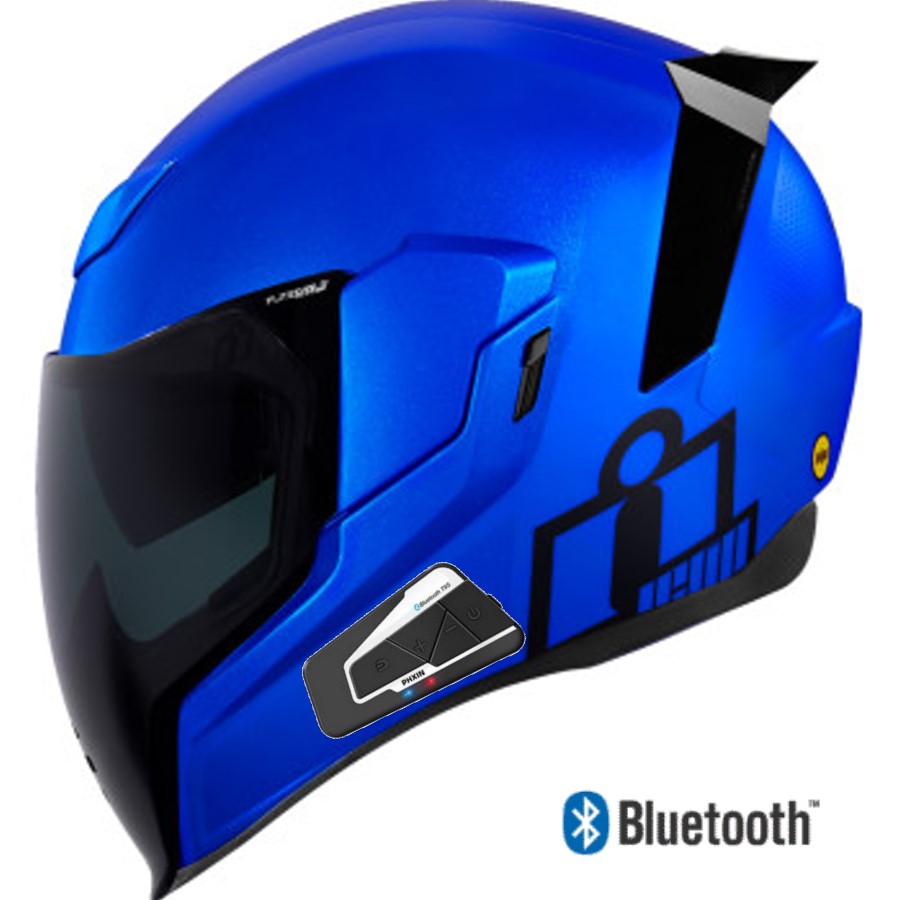 Icon Airflite™ Jewel MIPS® Full Face Bluetooth Helmet Blue