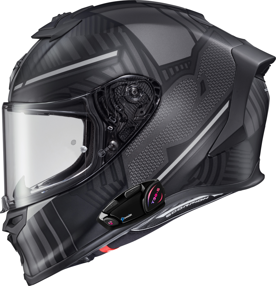 Scorpion EXO-R1 Air Full Face Bluetooth Helmet Juice Phantom