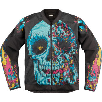 Icon Overlord 3 Mesh Munchies Jacket Teal