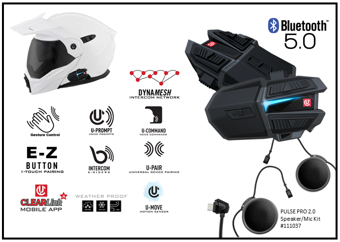 Uclear Motion 6 Bluetooth Communicator Dual Pack