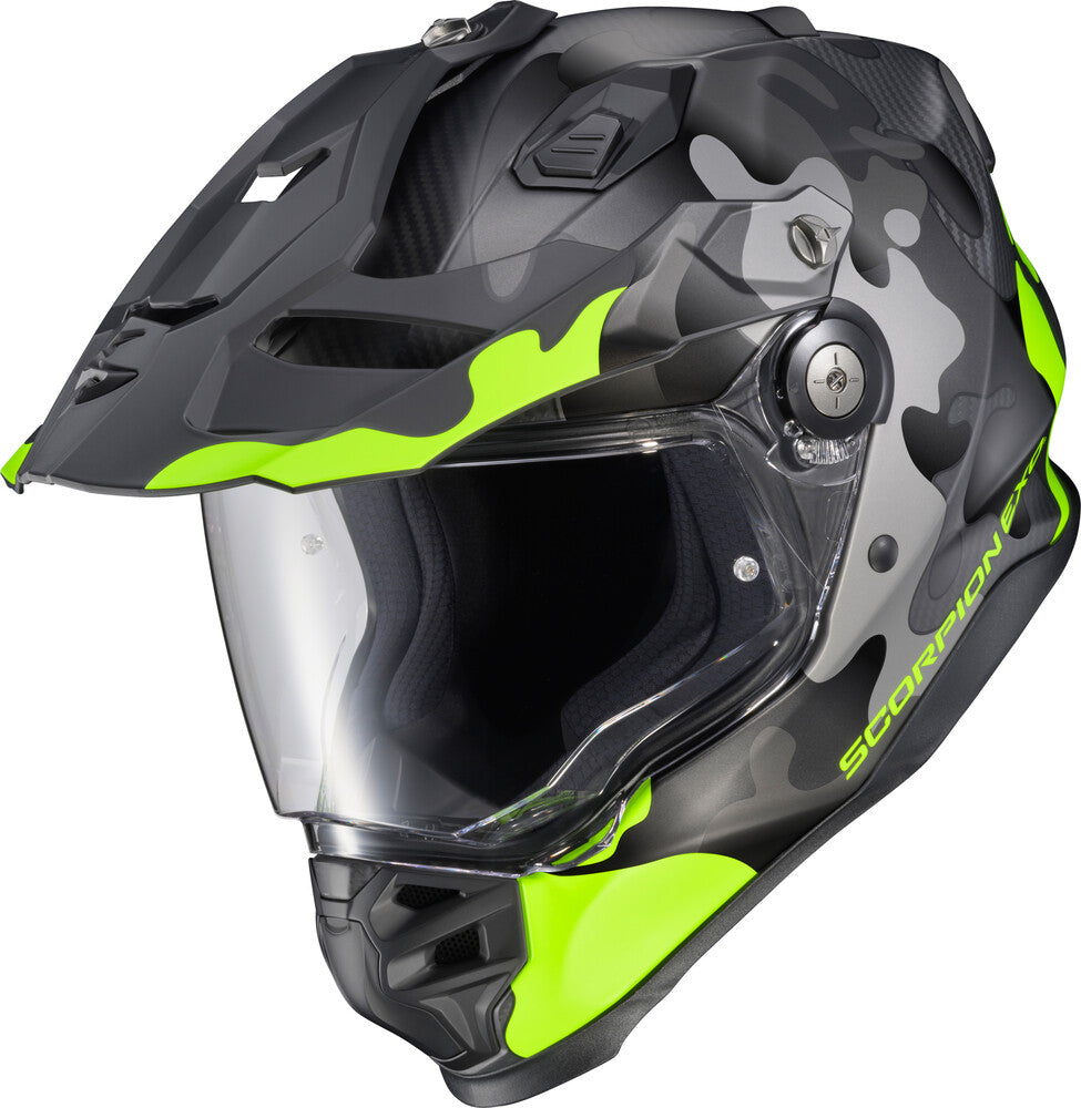 Scorpion XT9000 Dual Sport Helmet Gilley Hi Vis/Grey