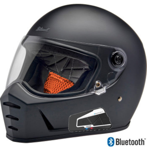 Biltwell Lane Splitter Bluetooth Helmet Matte Black