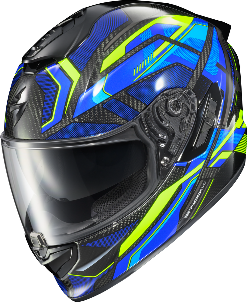 Scorpion EXO-ST1400 Carbon Helmet Hex Gloss Blue 2XL