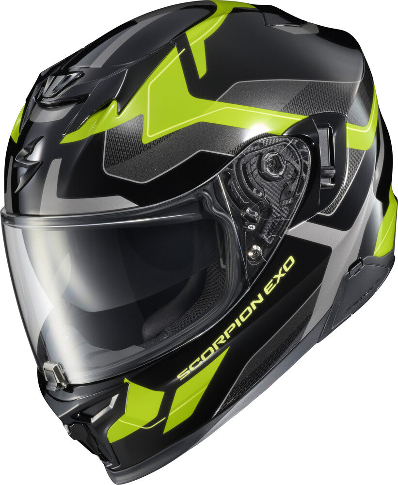 Scorpion EXO-T-520 Bluetooth Helmet Zuse Black Hi-Viz