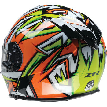 Z1R Warrant Snow Helmet Electric Shield Neuron Orange/Green