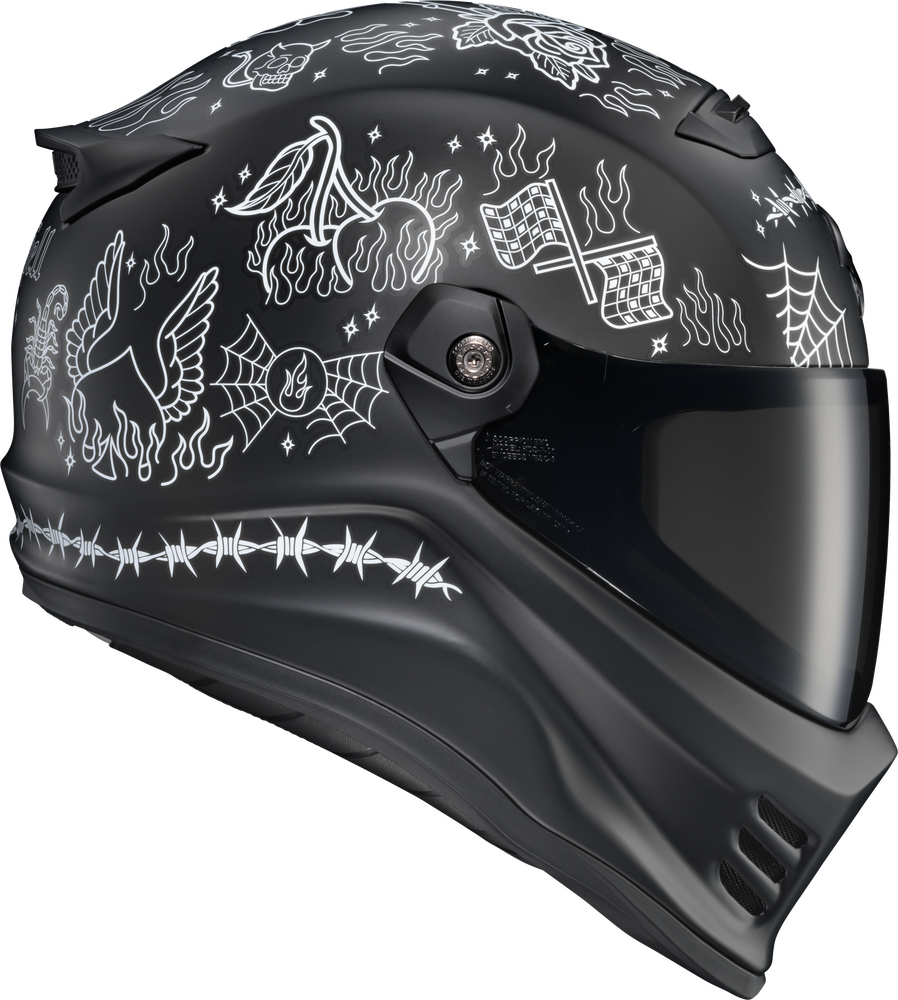 Scorpion Covert FX Full Face Helmet The Litas 2 Black