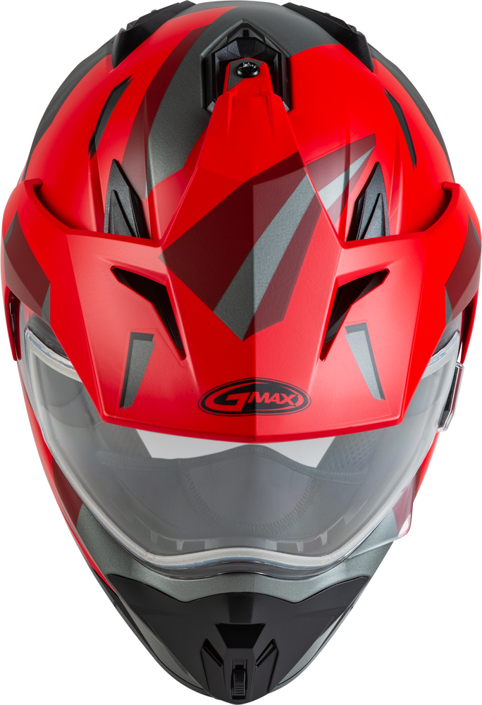 Gmax GM-11 Street  Helmet Ripcord Graphic Red