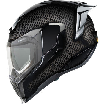 Icon Ultraflite Full Face Helmet Carbon MIPS Silver