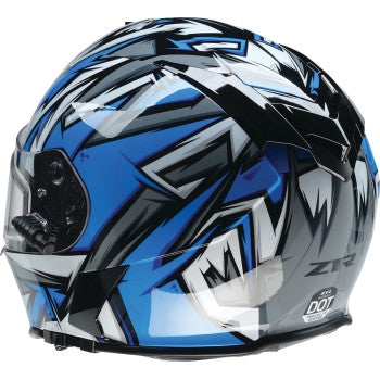 Z1R Warrant Snow Helmet Electric Shield Neuron Blue/White