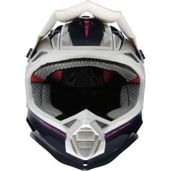 Moose Racing MR3 Off Road Helmet F.A.F. White/Navy/Pink