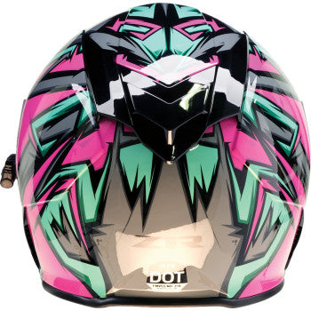 Z1R Warrant Snow Helmet Electric Shield Neuron Pink/Teal