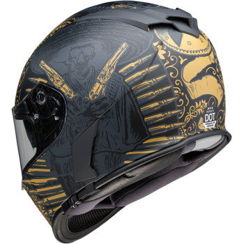 Z1R Warrant Full Face Snow Helmet Sombrero Black/Gold Electric Shield