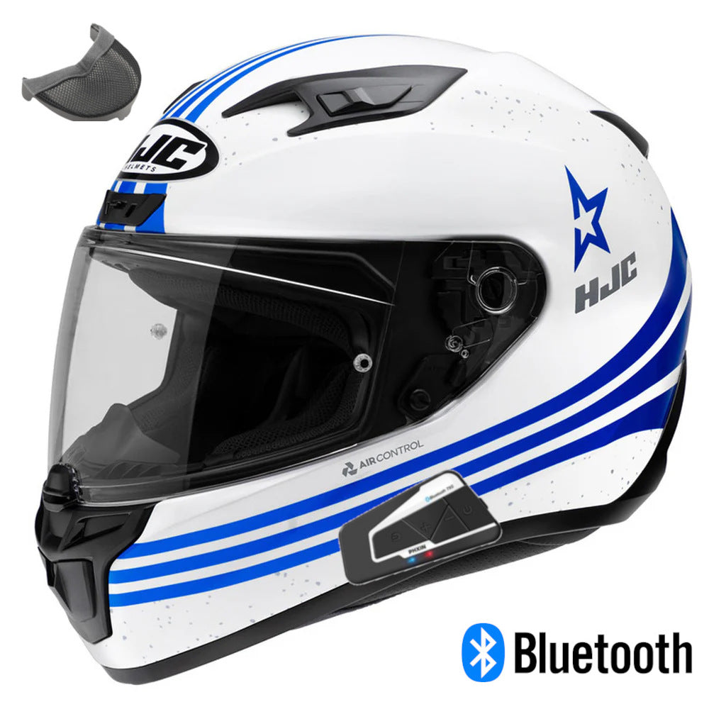 HJC i10 Full Face Bluetooth Helmet Star MC-2