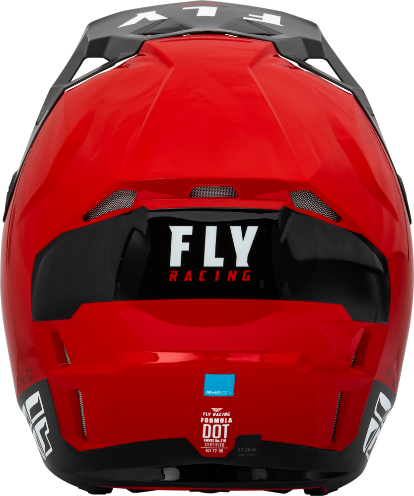 Fly Racing Formula CP Slant Off Road Helmet Matte Red/Black/White Small