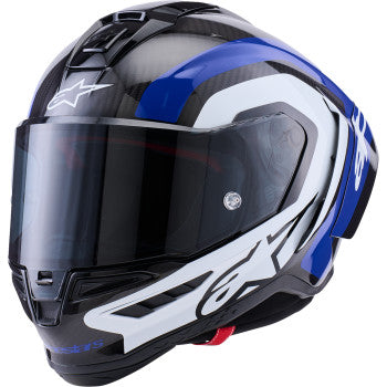 Alpinestars Supertech R10 Full Face Helmet Arius Gloss Black/White/Blue