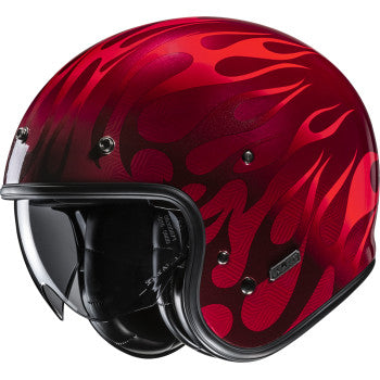 HJC V31 Open Face Helmet Firo MC1