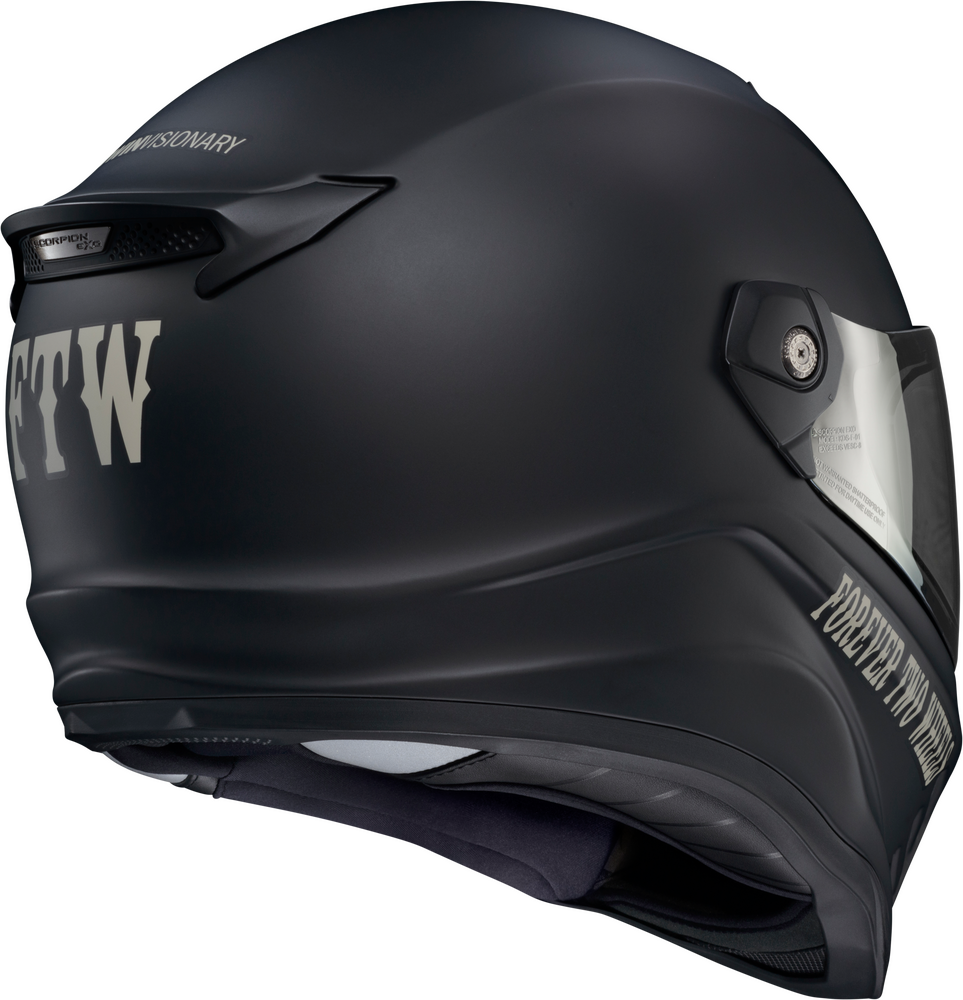 Scorpion Covert FX Helmet Full Face Helmet VTwin Visionary Matte Black