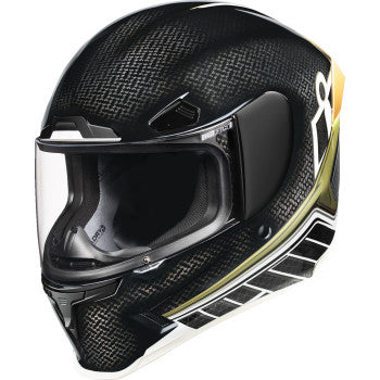 Icon Airframe Pro BLuetooth Helmet Carbon Hyperstrike Gold