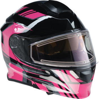 Z1R Solaris Modular Snow Helmet First Tracks Black/Pink  Electric Shield