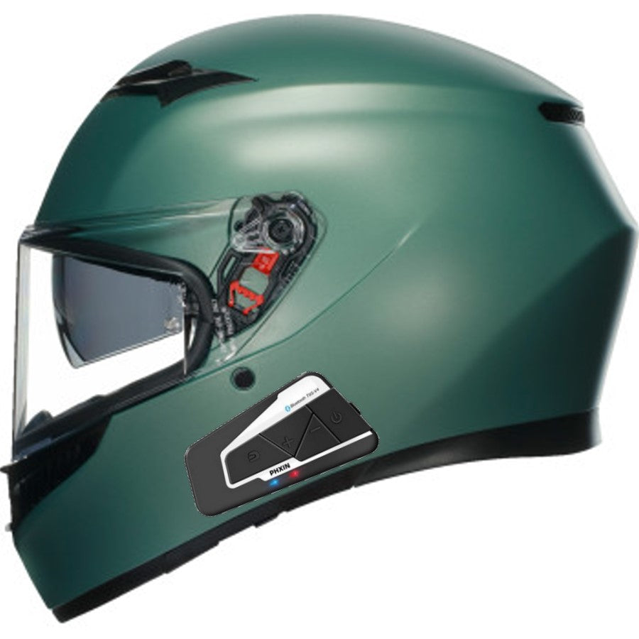 AGV K3 Full Face Bluetooth Helmet Matte Salvia Green