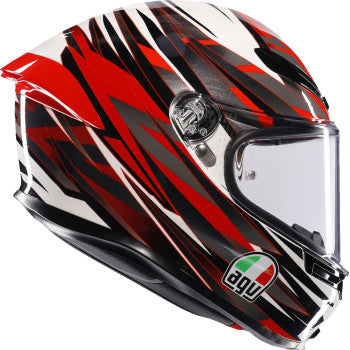 AGV K6 S Full Face Helmet Reeval White/Red/Gray