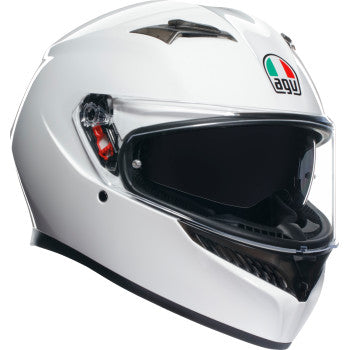 AGV K3 Full Face Helmet Seta White