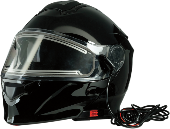 Z1R Solaris 2.0 Modular Snow Helmet Gloss Black Electric Shield