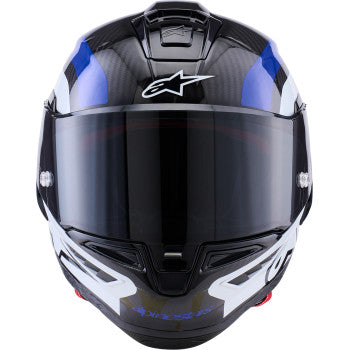 Alpinestars Supertech R10 Full Face Helmet Arius Gloss Black/White/Blue