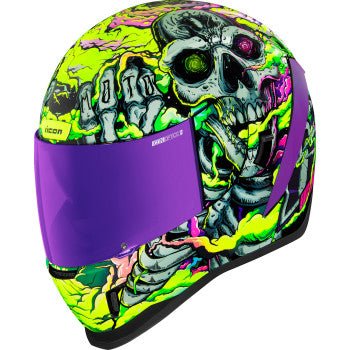 icon airflite helmet spoiler purple Icon Airform Helmet - Hippy Dippy - Purple