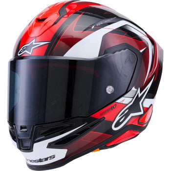 Alpinestars Supertech R7 Full Face Helmet A-Core Gloss Black/White/Red