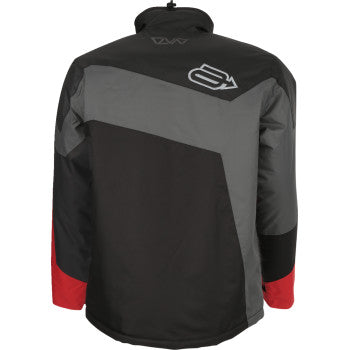 Arctiva Men's Pivot 6 Snow Jacket Gray/Black/Red