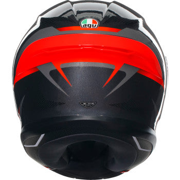 AGV K6 S Full Face Helmet Slashcut Black/Gray/Red