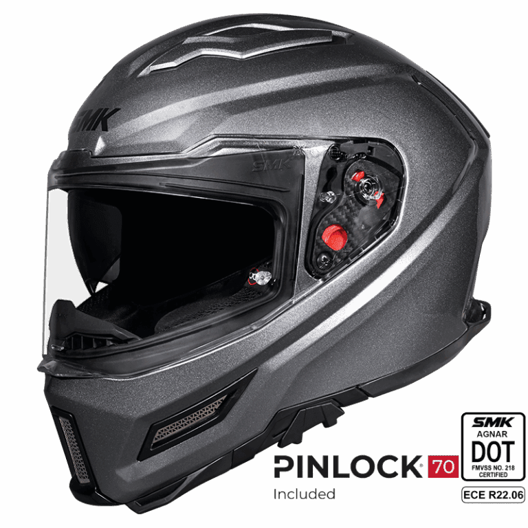SMK Agnar Full Face Helmet Titanium