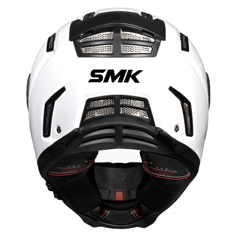 SMK Agnar Full Face Helmet Gloss White