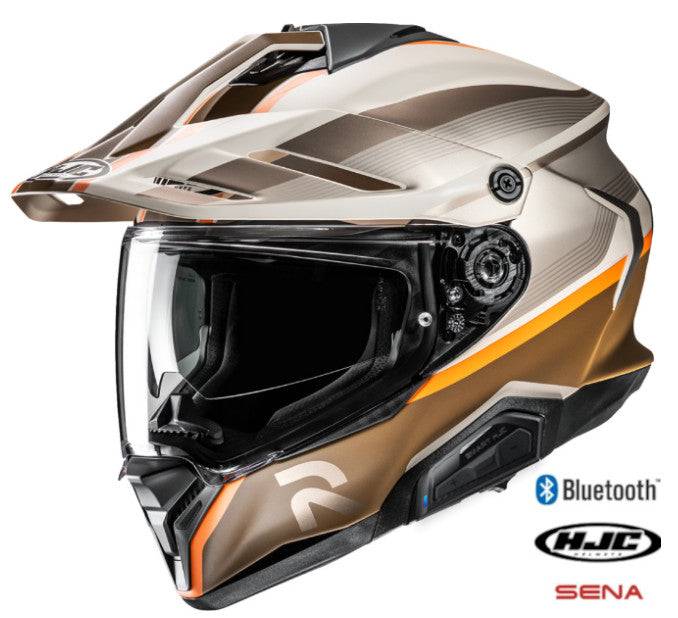 HJC RPHA 60 Dual Sport Bluetooth Helmet Arbre MC7SF 11b Installed