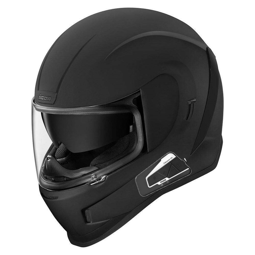 Icon Bluetooth Airform Full Face Helmet Rubatone 2 Shields