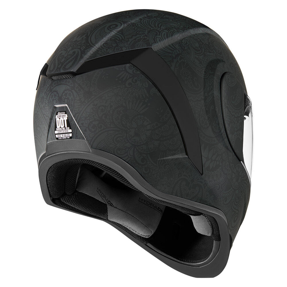 Icon Airform Chantilly Graphic Black Full Face Bluetooth Helmet
