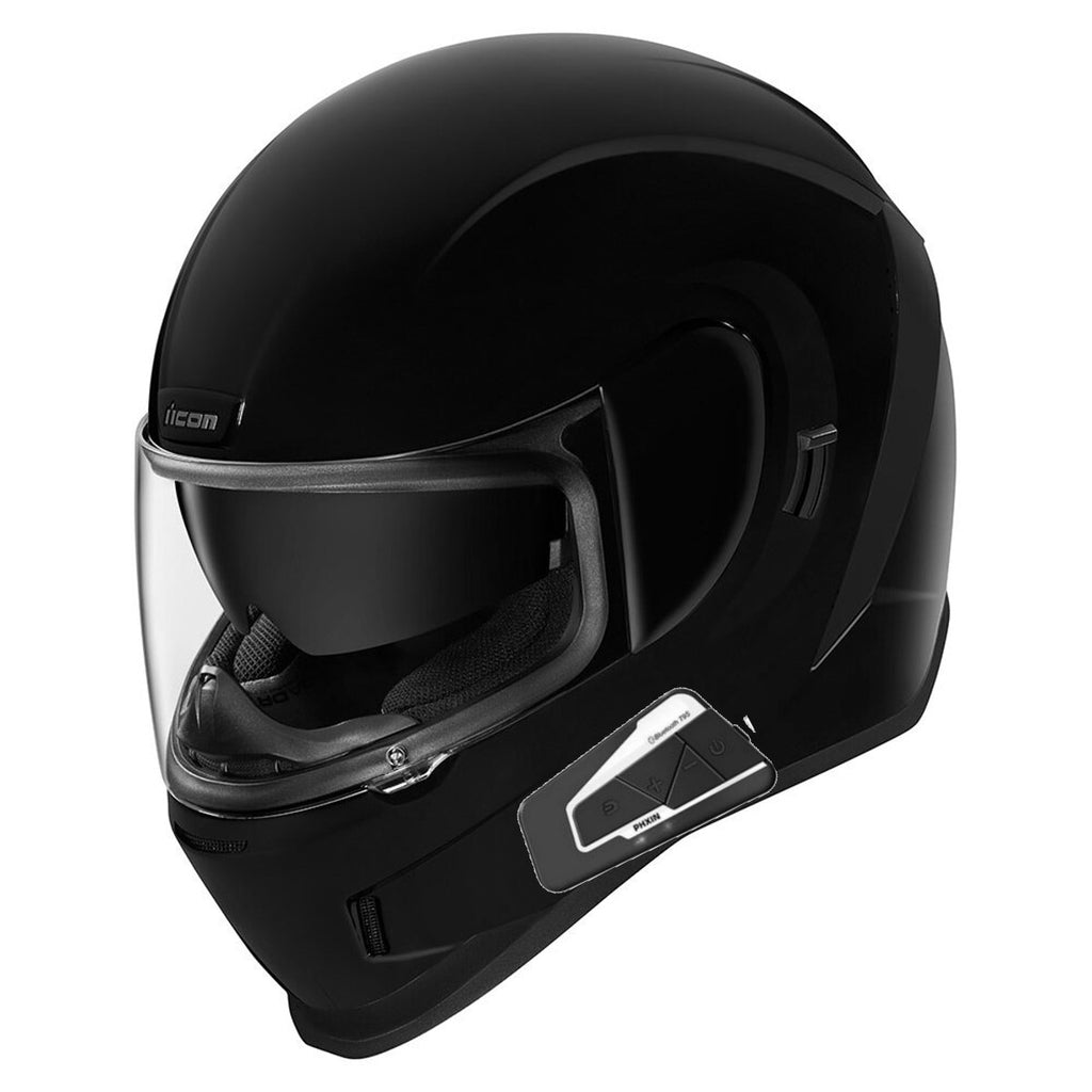 Icon Airform Bluetooth Full Face Helmet Gloss Black