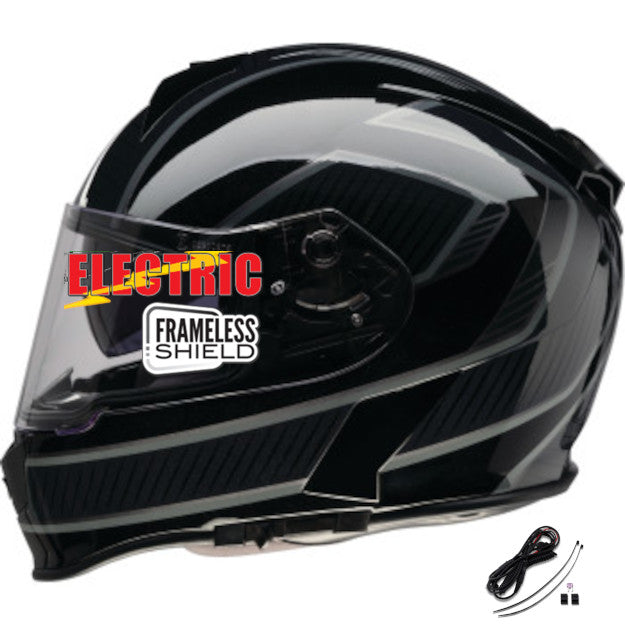 Z1R Warrant Full Face Snow Helmet Amplify Black/GrayElectric Shield