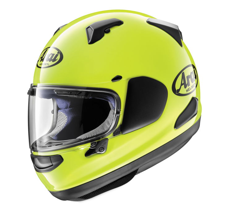 Arai Quantum-X Full Face Helmet Flourescent Yellow – HelmetCountry.com
