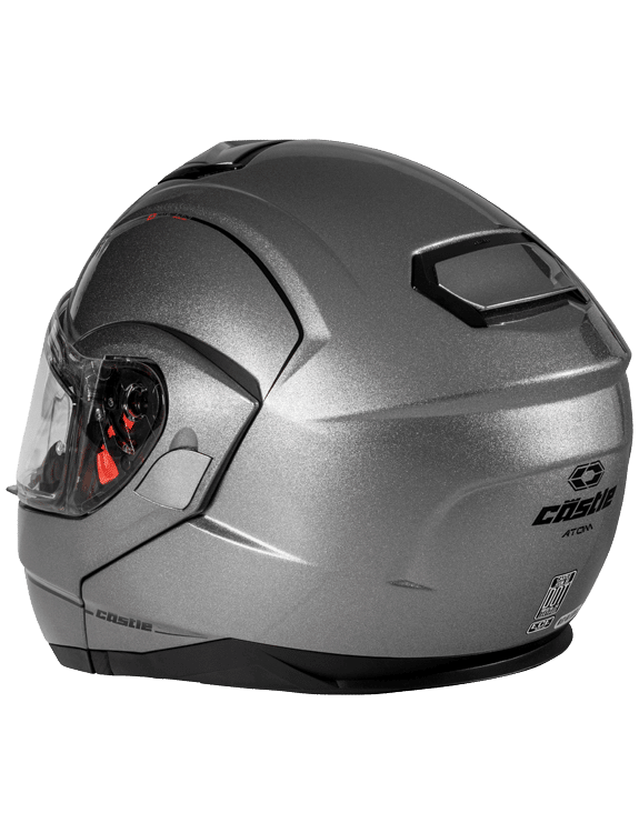 Castle X Atom SV Modular Street Helmet Gloss Titanium