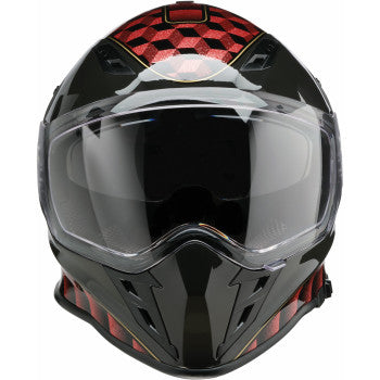 Z1R Nemesis Full Face Helmet Thunderbird Red