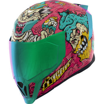 Icon Airflite Full Face Helmet Snack Attack MIPS Pink