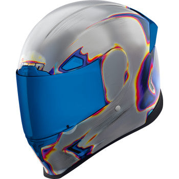 icon airflite helmet silver visor ICON Airframe Pro Helmet - Re-Entry - Silver