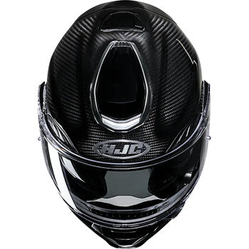 HJC RPHA 91 Modular Bluetooth Helmet Carbon 21b Installed