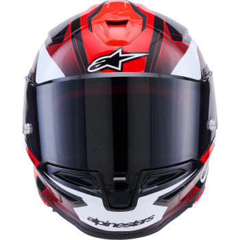 Alpinestars Supertech R7 Full Face Helmet A-Core Gloss Black/White/Red