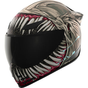 Icon Domain Full Face Helmet Grand Maw Gray