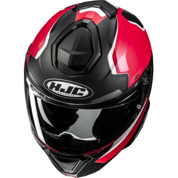 HJC i91 Modular Bluetooth Helmet Felio MC-1SF 11b Installed