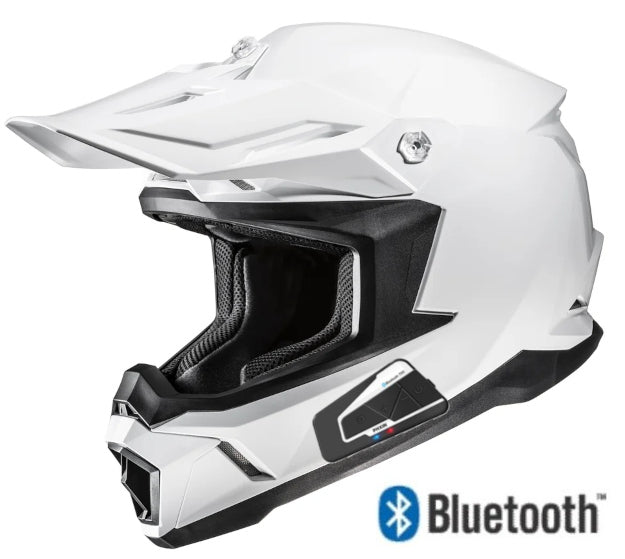 HJC C50 Off Road Bluetooth Helmet Pearl White